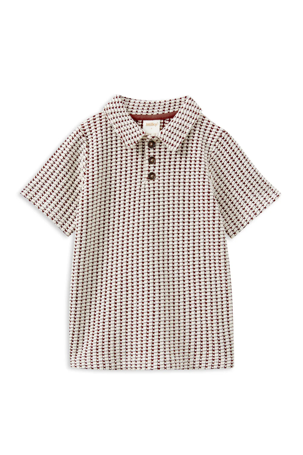 Milky Chocolate Knit Polo