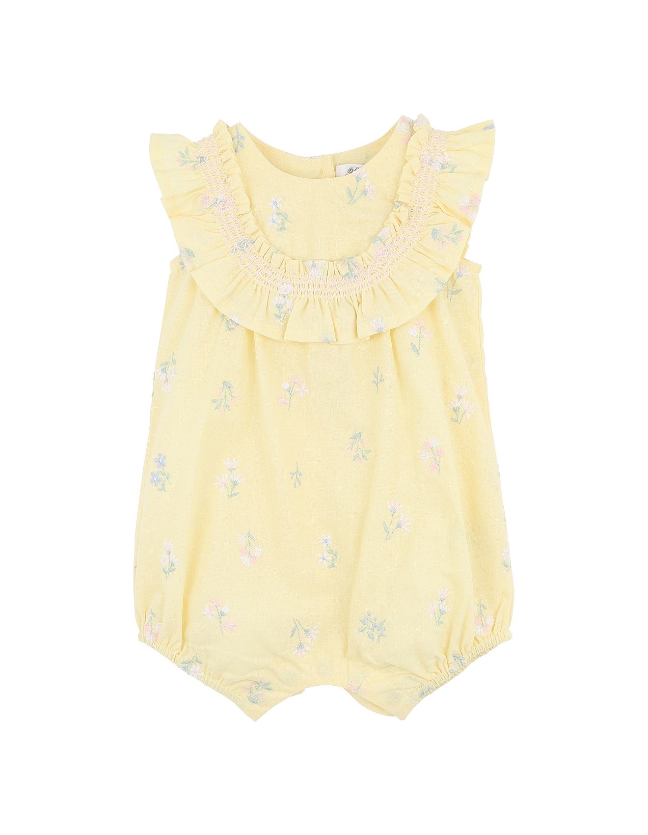 Bebe Bonnie Embroidered Romper