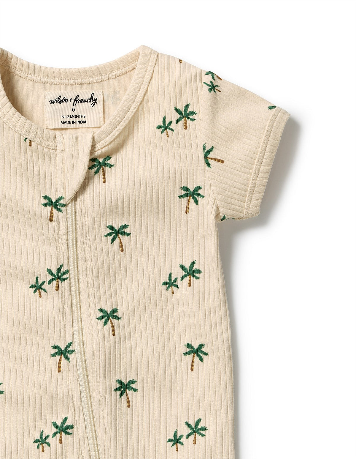 Wilson & Frenchy Tiny Palm Organic Boyleg Zipsuit