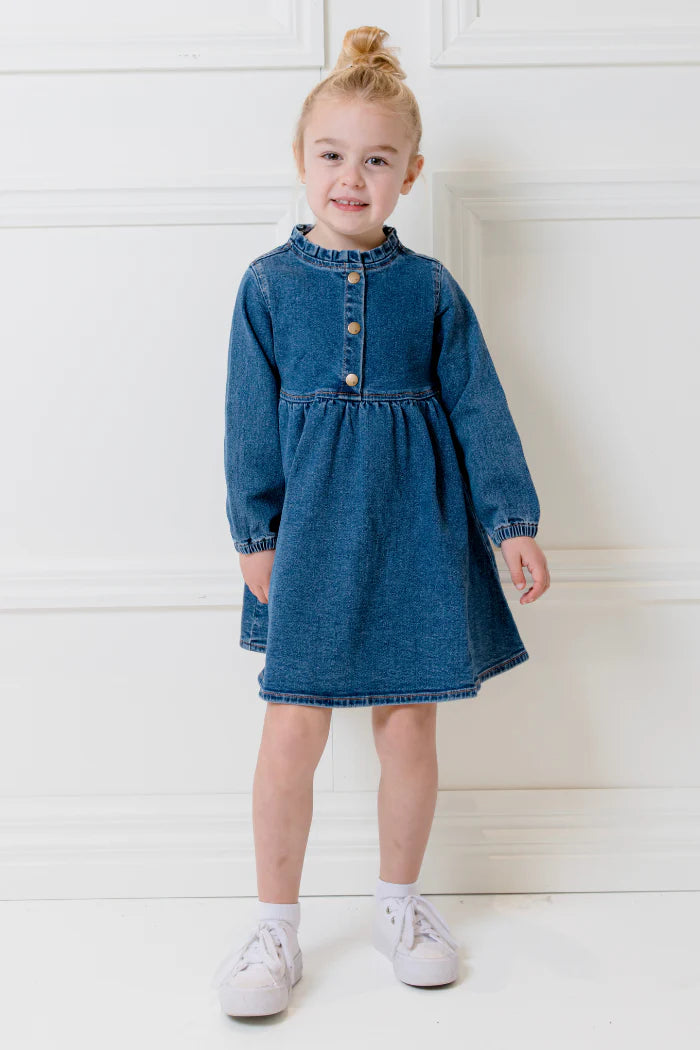 Milky - Mid Wash Denim Dress