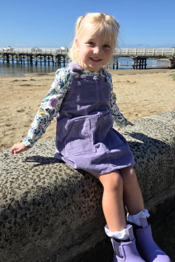 Milky - Lilac Cord Dress