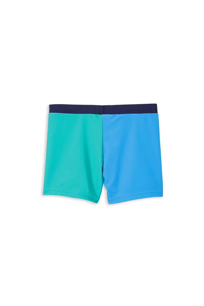 Milky - Green Panel Swim Short