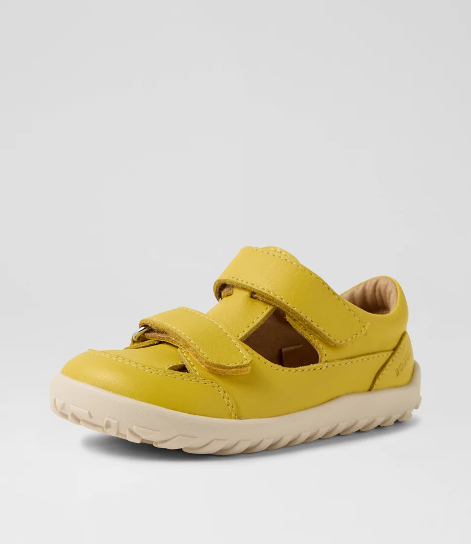 Bobux I Walk Troop Leather Toddler Sandal - Mango Mint