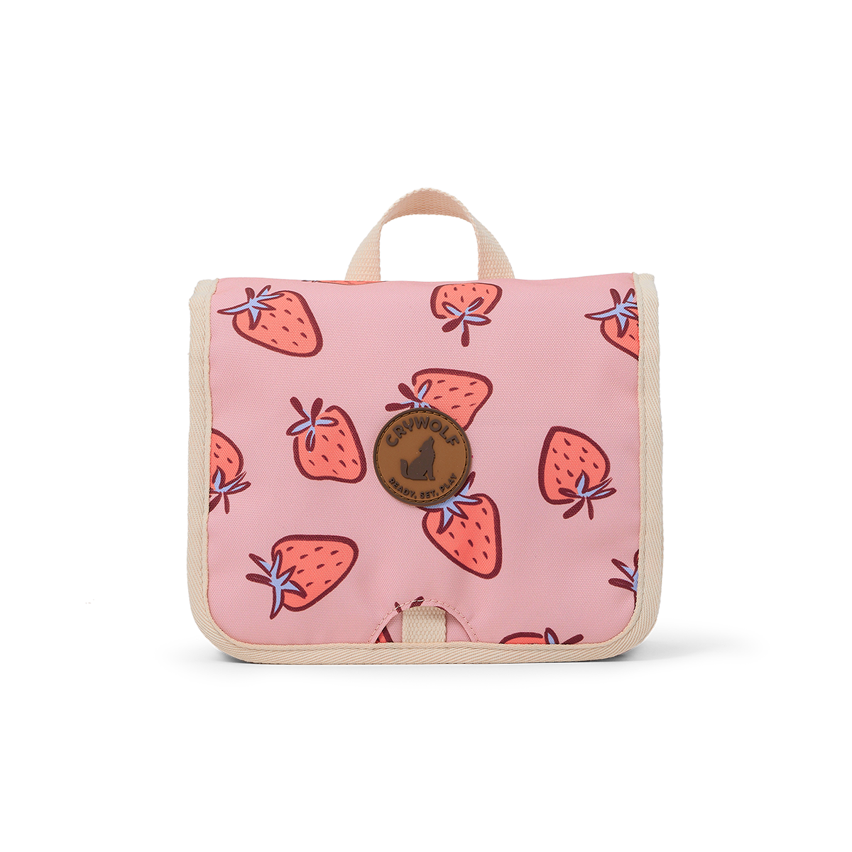 Crywolf Hanging Toiletry Bag Strawberry Splash