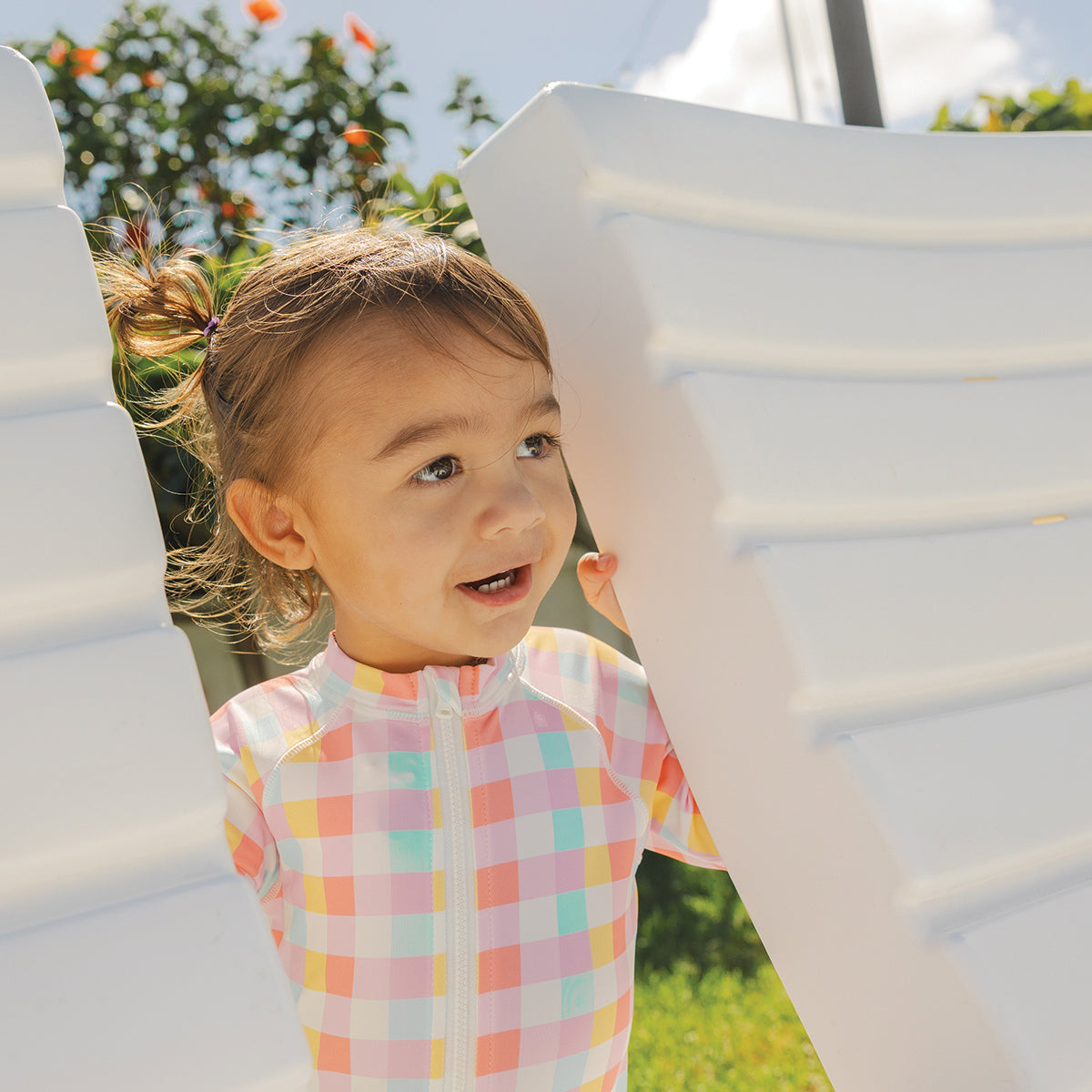Crywolf Baby Rash Suit - Pop Gingham