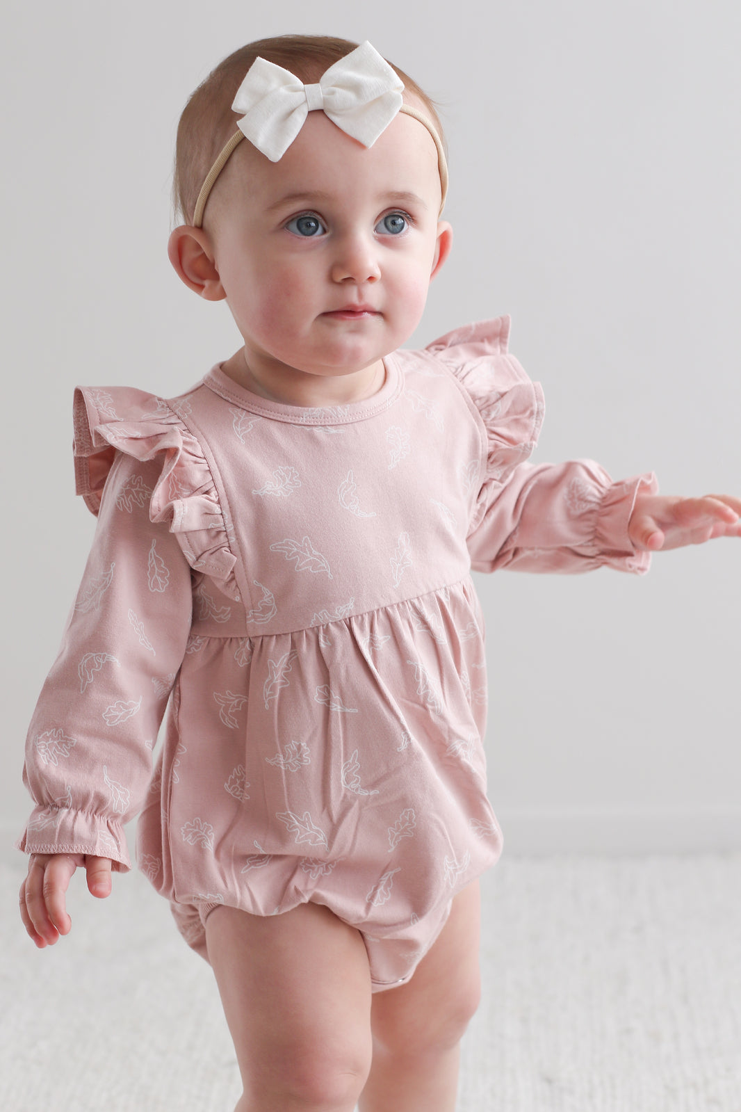 Burrow & Be Hazel Romper - Flutter Print