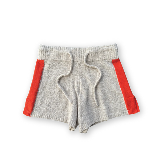 *Last Size* Grown - Knitted Terry Shorts - Dune/Rosso - size 2yr