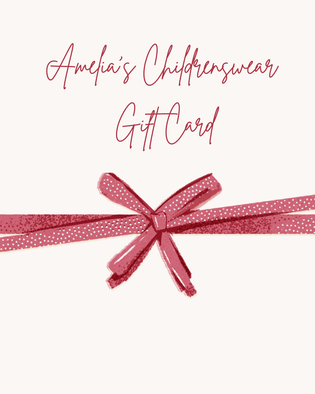 Amelias Gift Card
