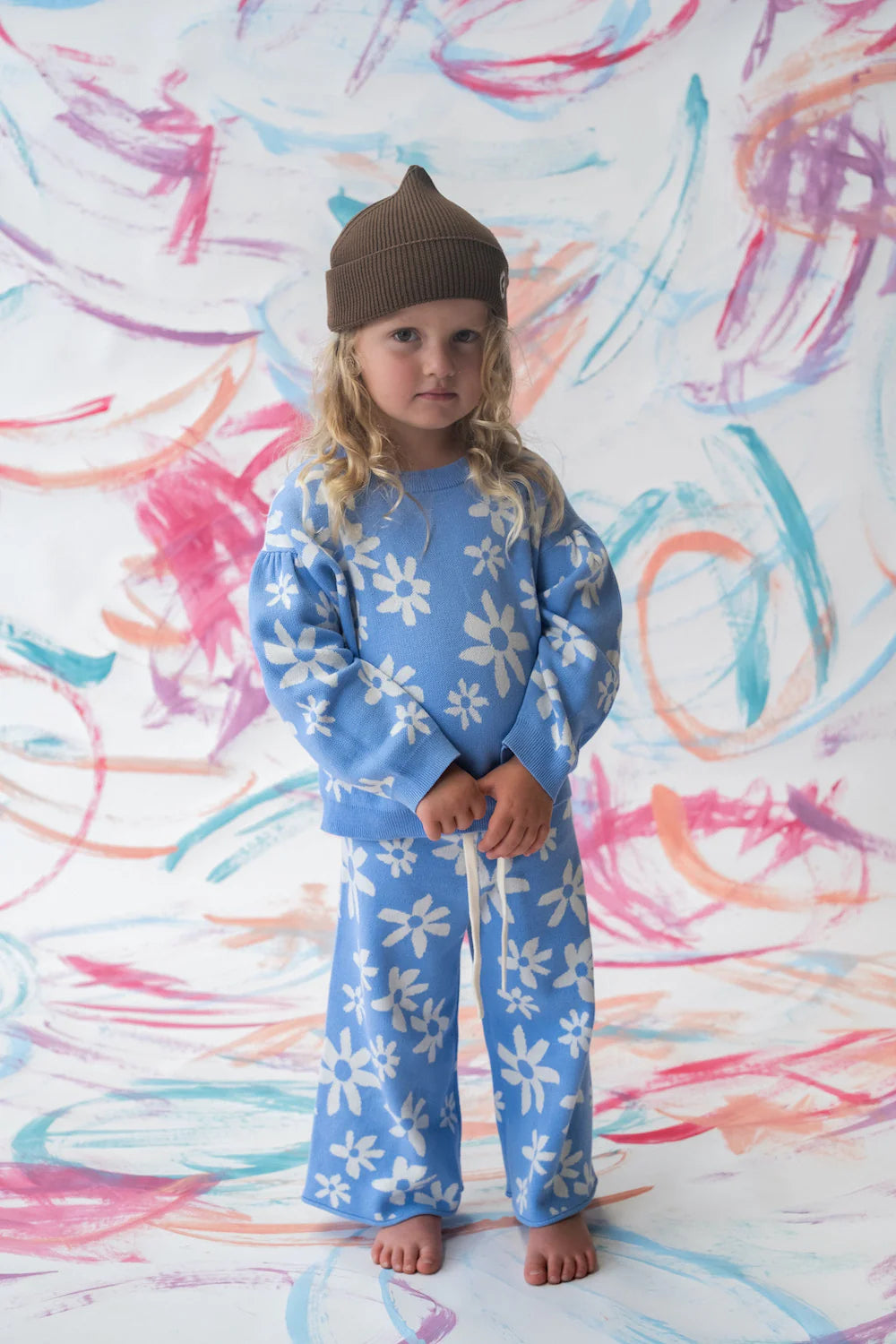 Grown Organic Wild Flower Knit Pant