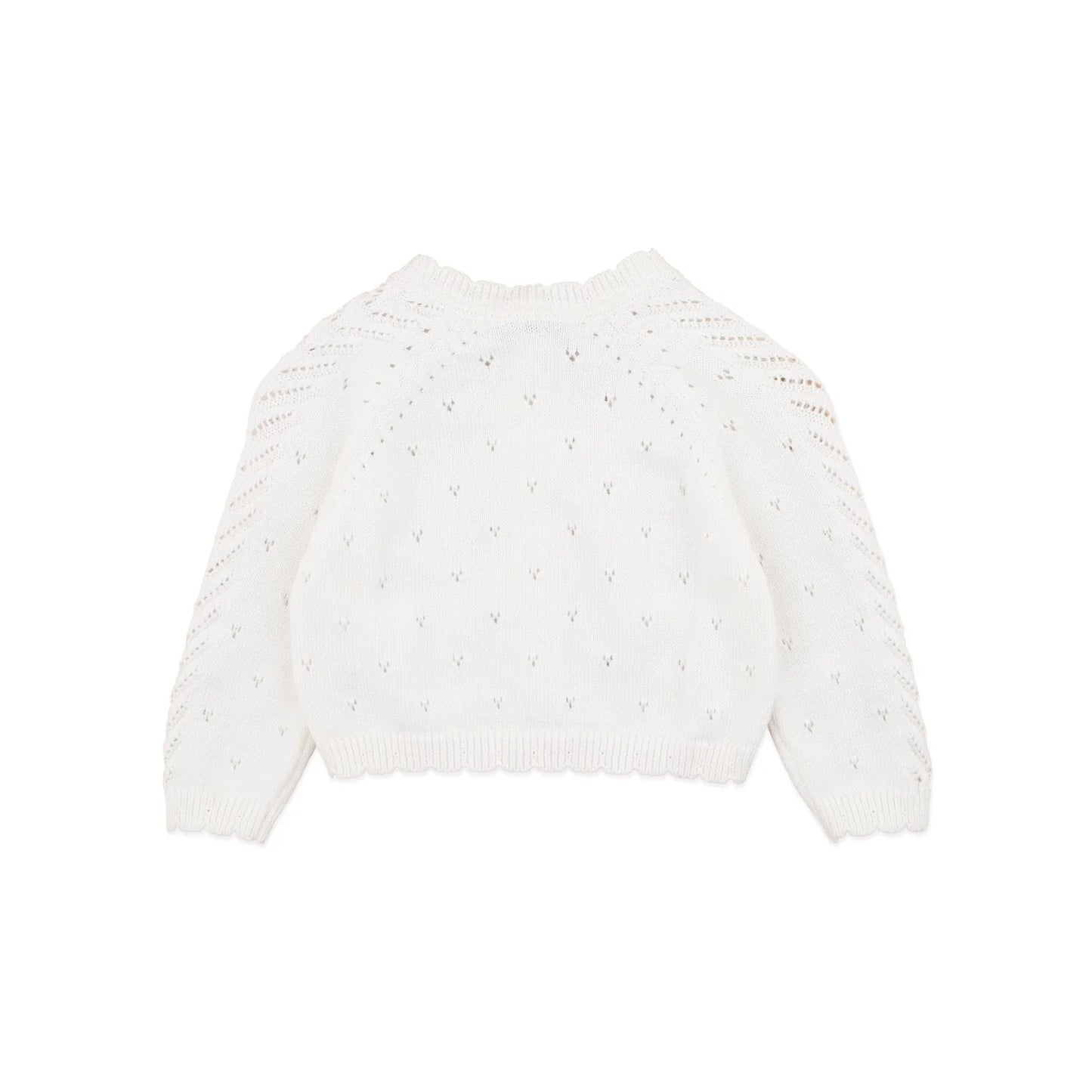 Bebe Organic Cloud Pointelle Cardigan