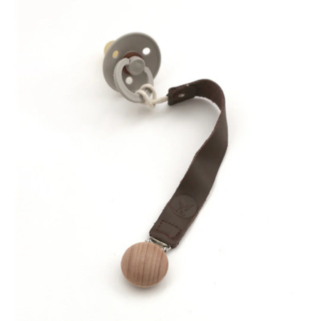 Leather Pacifier Clip