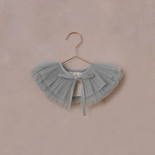 Noralee - Ruffle Tulle Collar Powder Blue