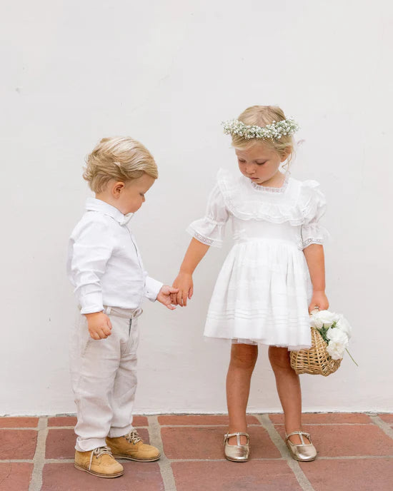 Noralee - Harrison Button Down White