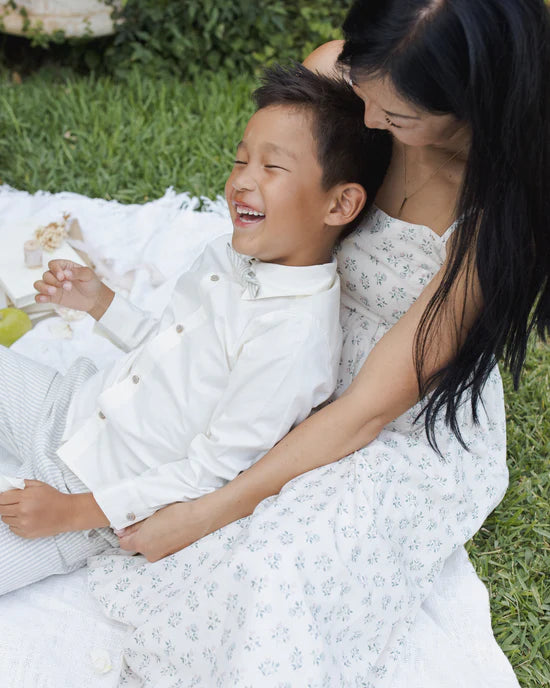 Noralee Harrison Button Down - Ivory