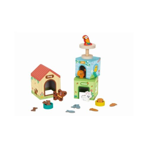 Hi Pando Pet Home Play Set