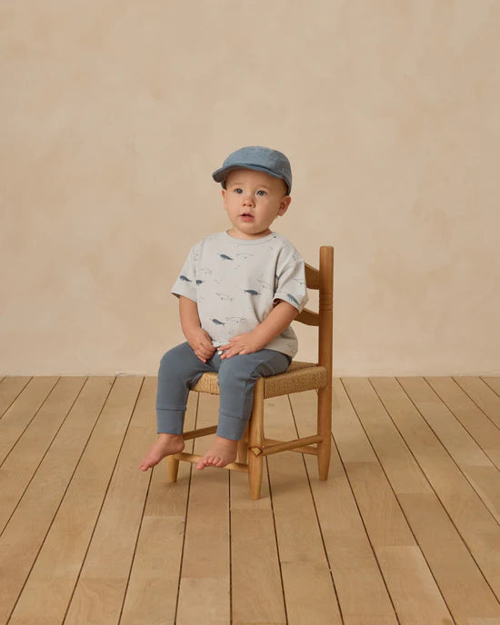 Quincy Mae Boxy Tee - Narwhals