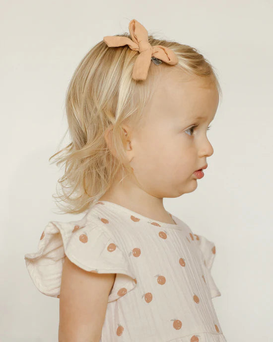 Quincy Mae - Lily Dress Oranges - *Last Size* 18-24mths