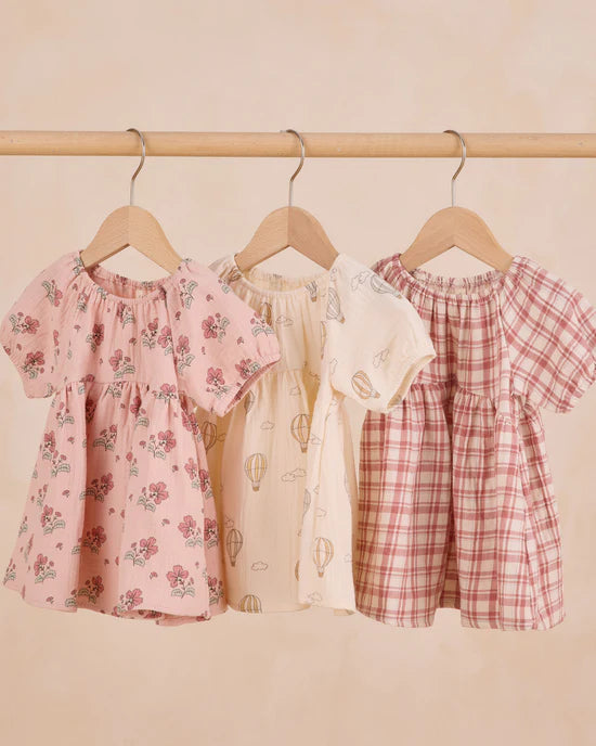 Quincy Mae - Bella Dress Vintage Floral Bubblegum