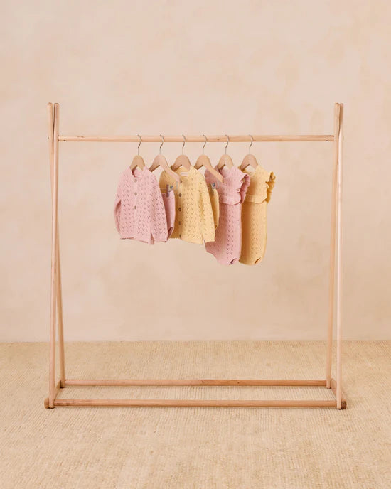 Quincy Mae - Scalloped Cardigan Bubblegum