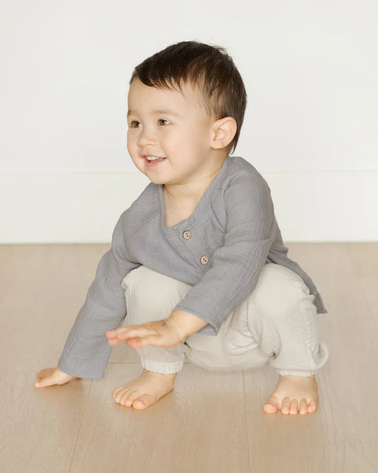 *Last Size* Quincy Mae - Zion Shirt - Lagoon - size 4-5