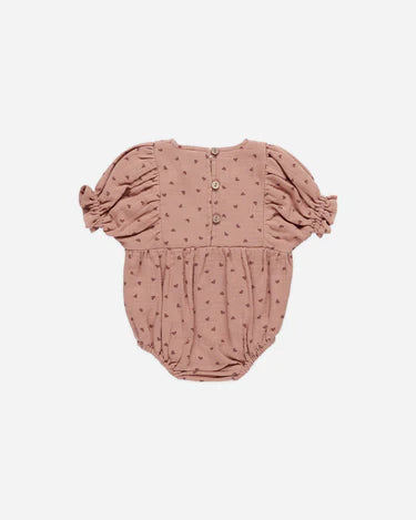 Quincy Mae- Cosette Romper - Hearts
