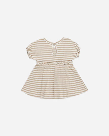 Quincy Mae - Annie Dress Latte Stripe