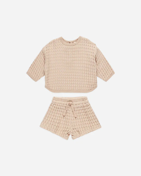 Quincy Mae - Flynn Set - Shell - *Last Size* - 2-3yrs