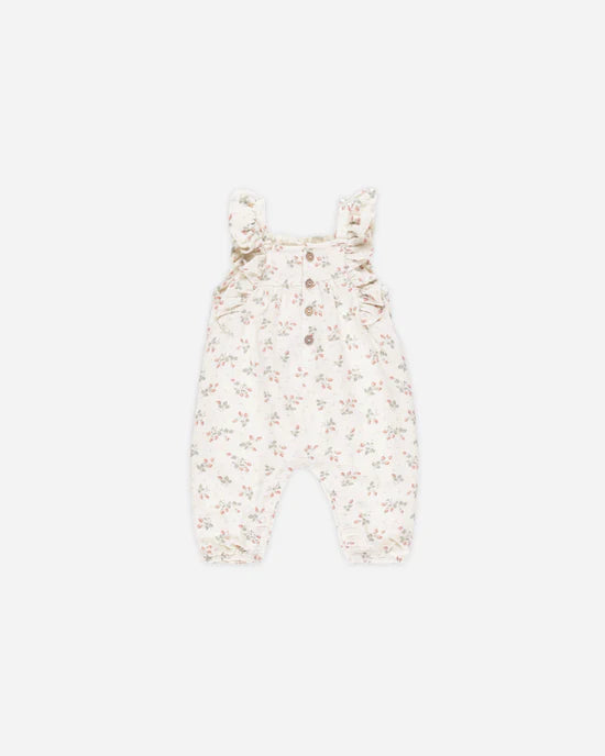 Quincy Mae - Nova Romper Strawberries