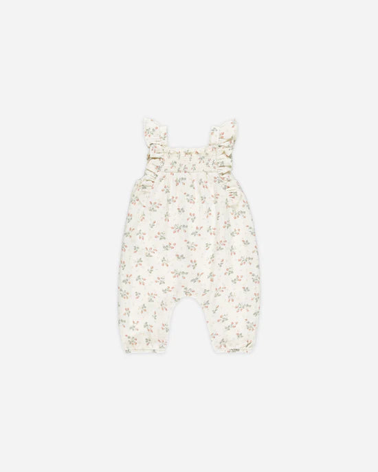 Quincy Mae - Nova Romper Strawberries