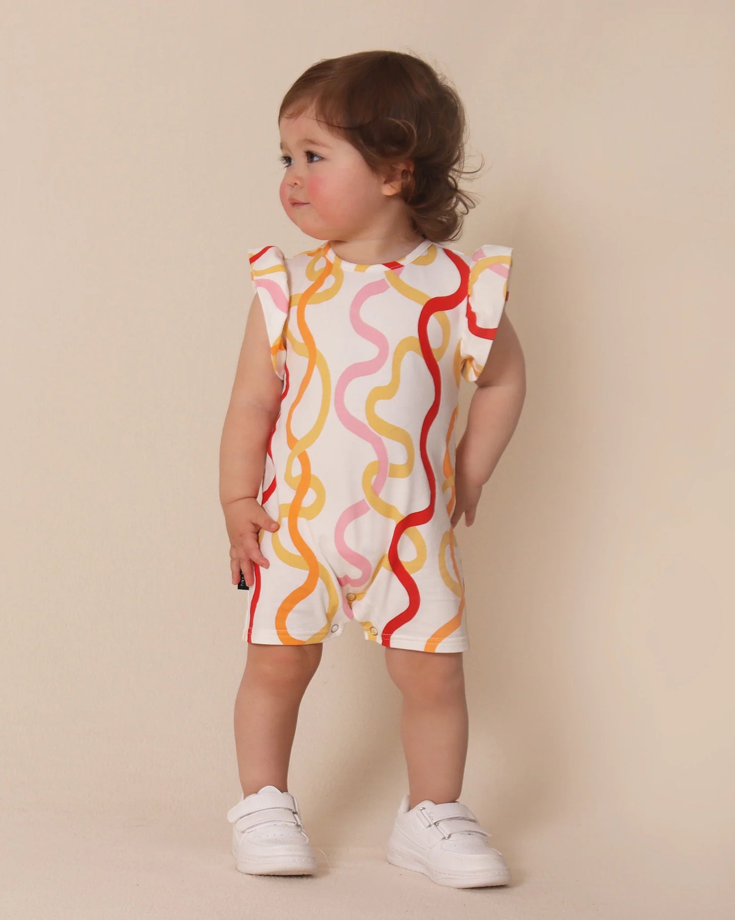 Tiny Tribe Wiggle Frill Playsuit