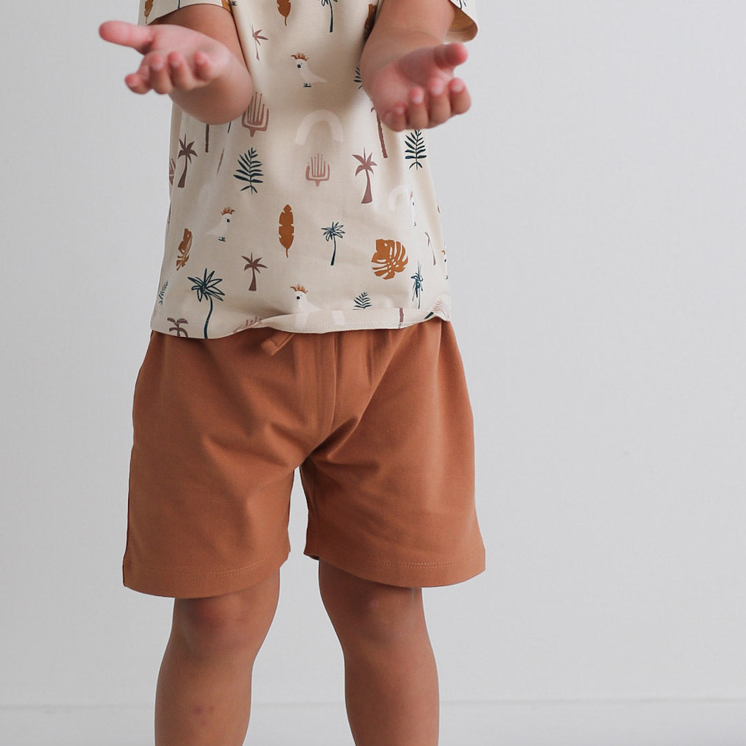 Burrow & Be - Tan Leo Shorts