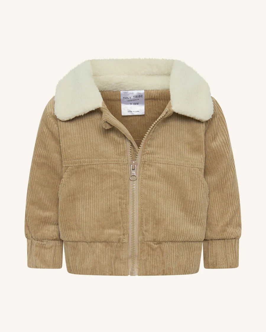 Tiny Tribe Corduroy Sherpa Collar Jacket