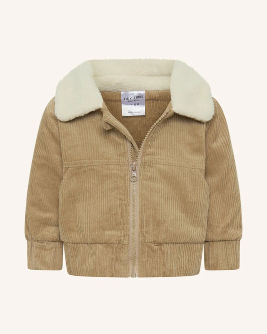 Tiny Tribe Corduroy Sherpa Collar Jacket