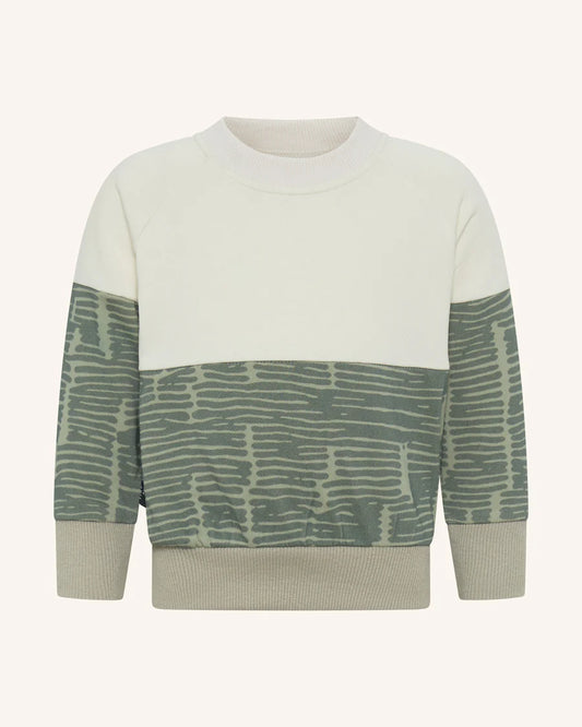 Tiny Tribe Broken Stripes Segment Sweat Top