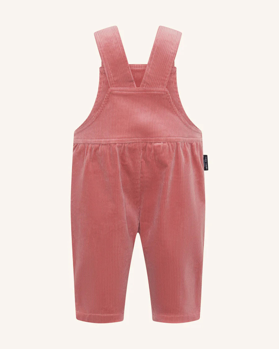 Tiny Tribe Corduroy Dungaree Set - Dusty Pink