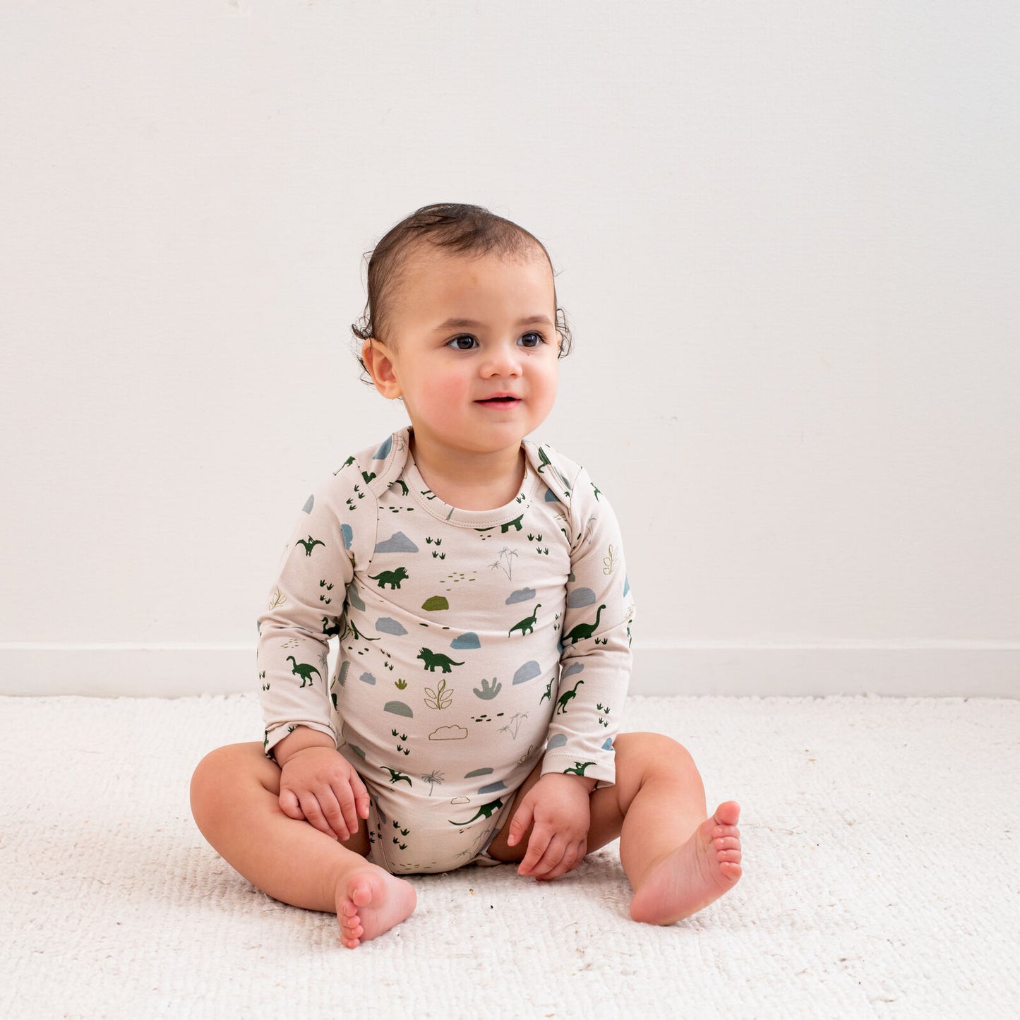 Burrow & Be Jurassic Roam Long Sleeve Bodysuit