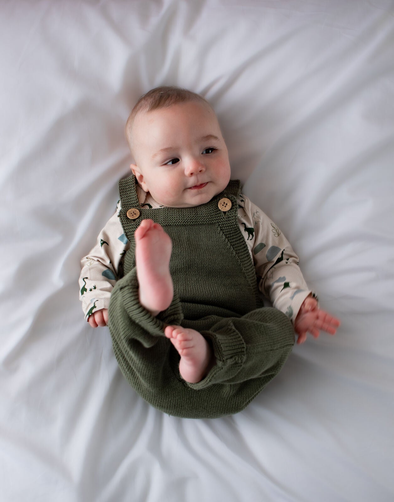 Burrow & Be Knit Overalls - Hunter Green