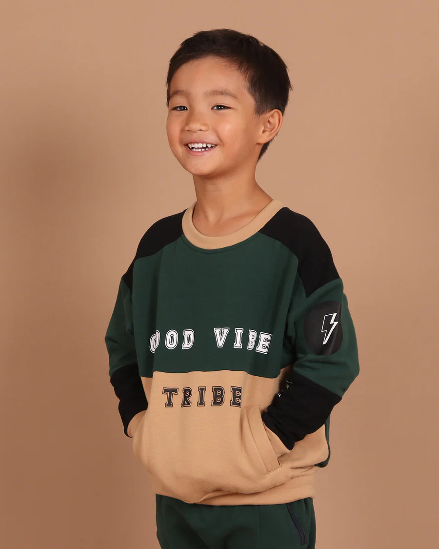 Tiny Tribe Good Vibe Tribe Sweat Top