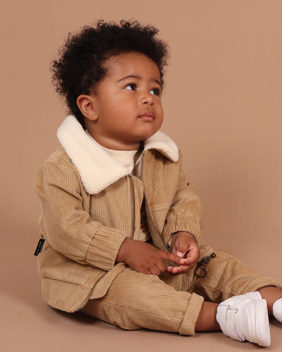 Tiny Tribe Corduroy Sherpa Collar Jacket