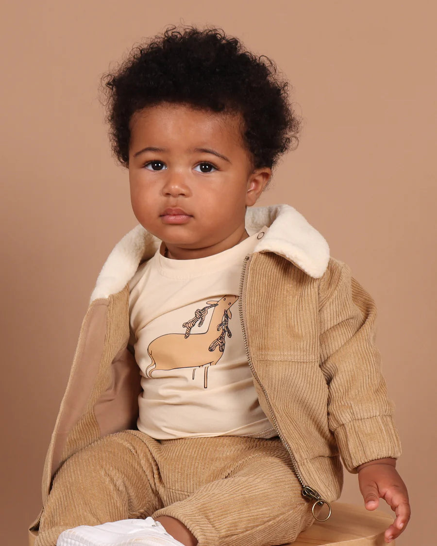 Tiny Tribe Corduroy Sherpa Collar Jacket