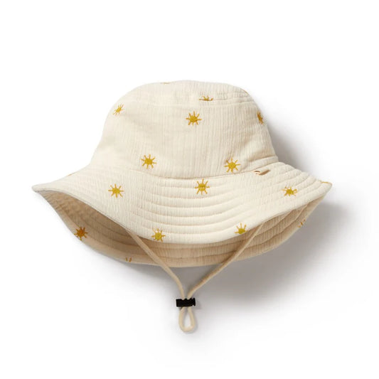 Wilson & Frenchy - Sunshine Organic Crinkle Sun Hat - Size XL