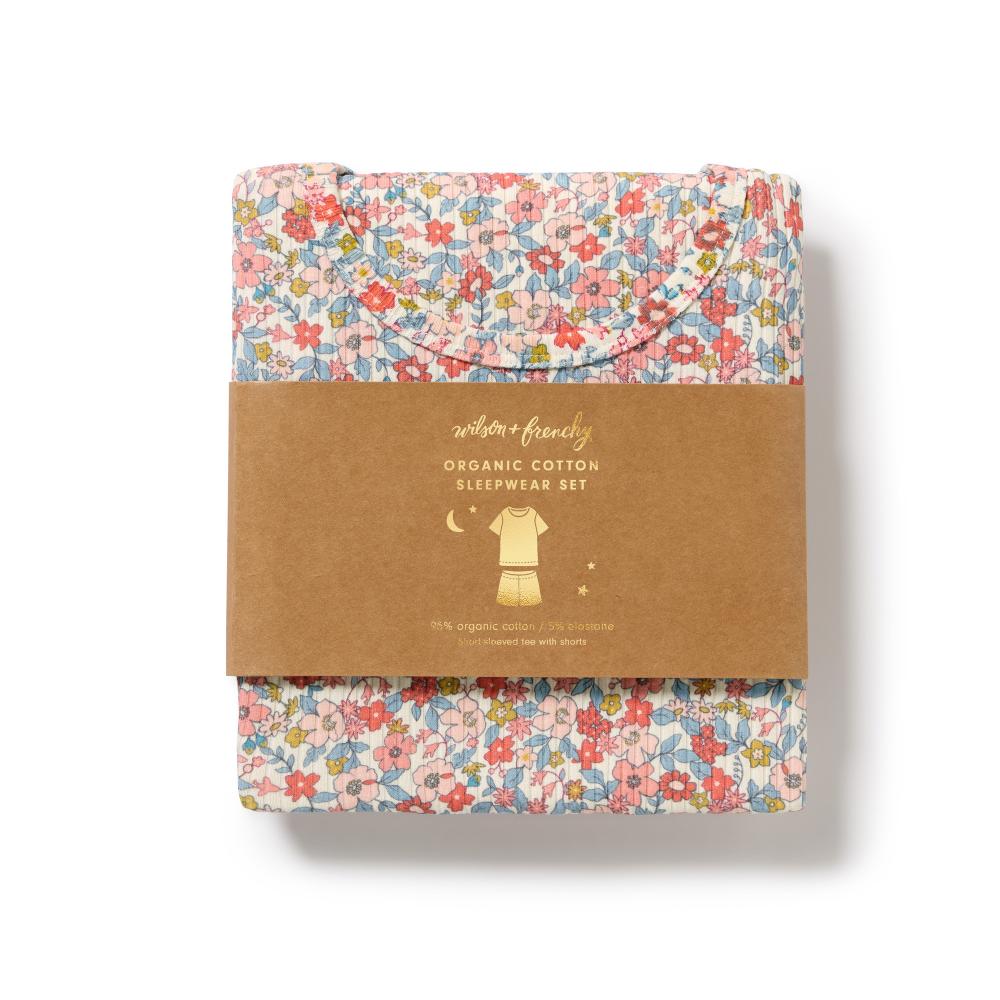 Wilson & Frenchy Organic Cotton S/S Pyjamas - Summer Bloom