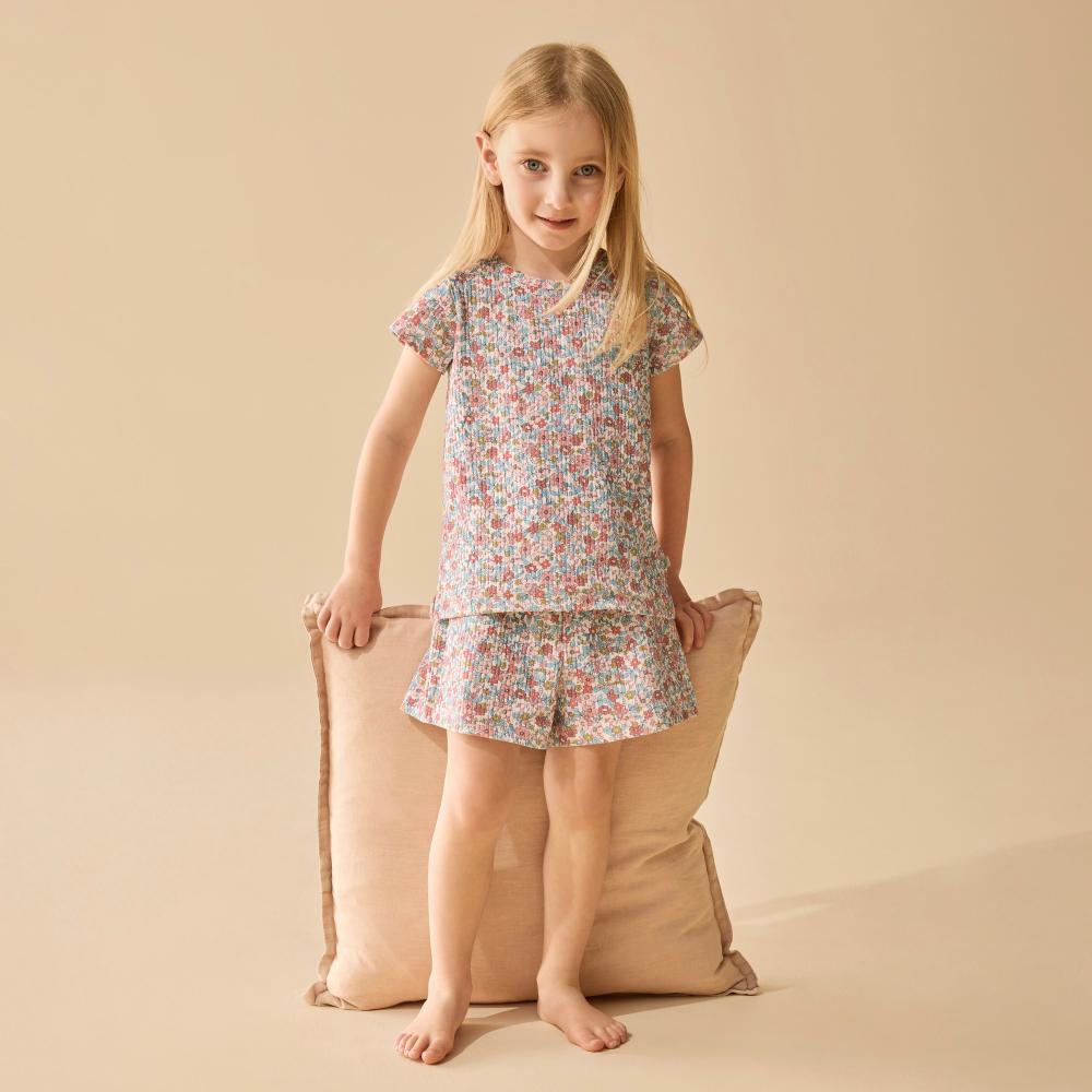 Wilson & Frenchy Organic Cotton S/S Pyjamas - Summer Bloom