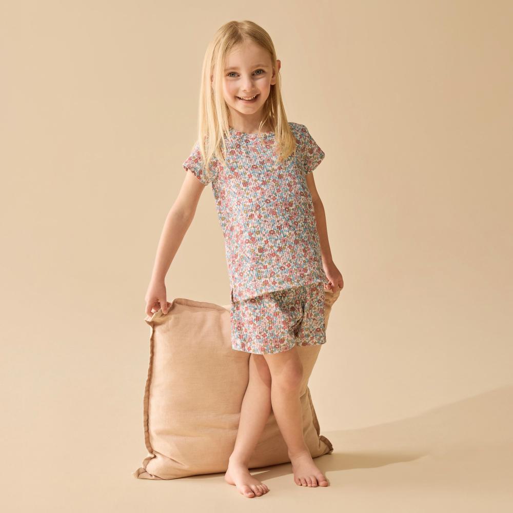 Wilson & Frenchy Organic Cotton S/S Pyjamas - Summer Bloom
