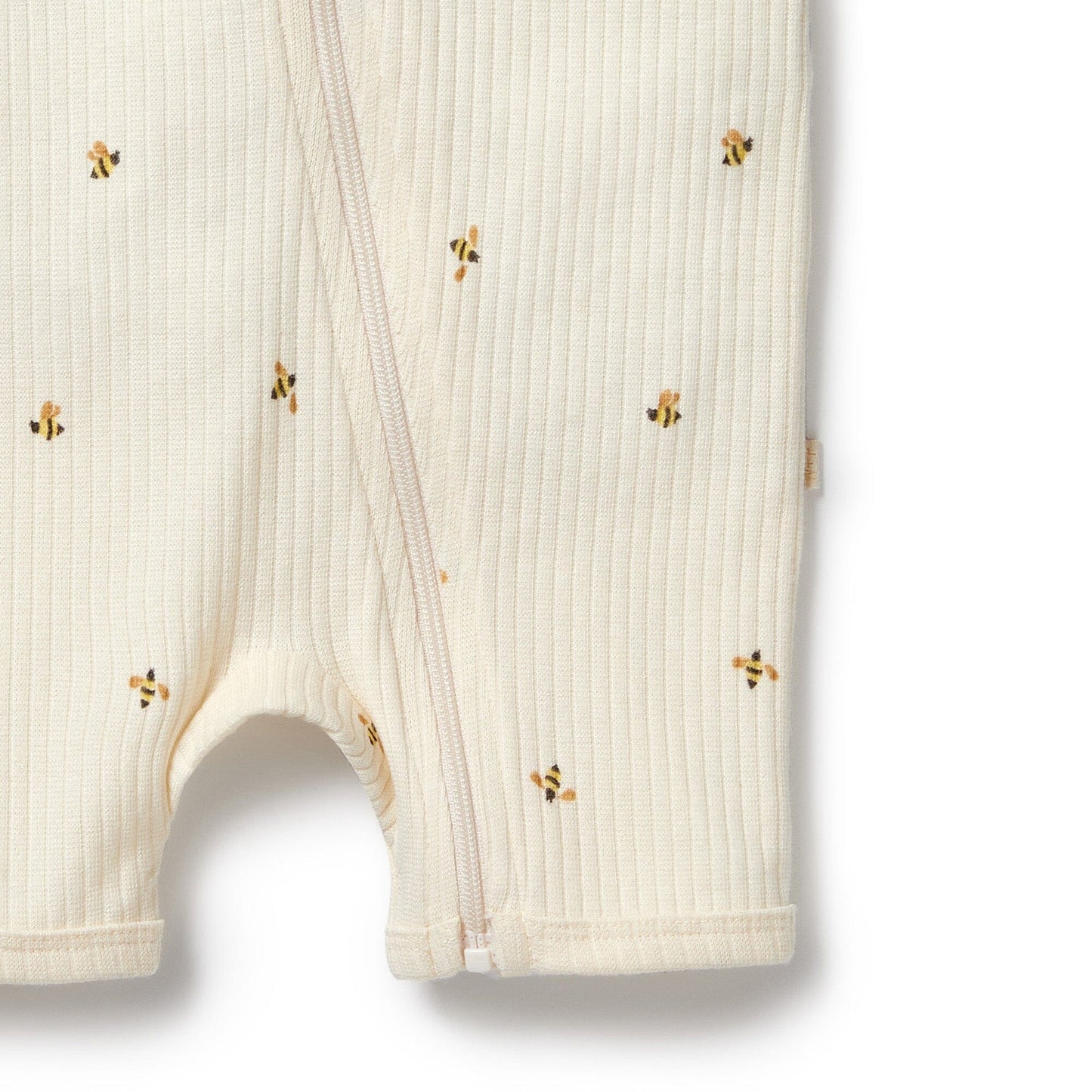 Wilson & French Organic Boyleg Zipsuit - Bee Mine