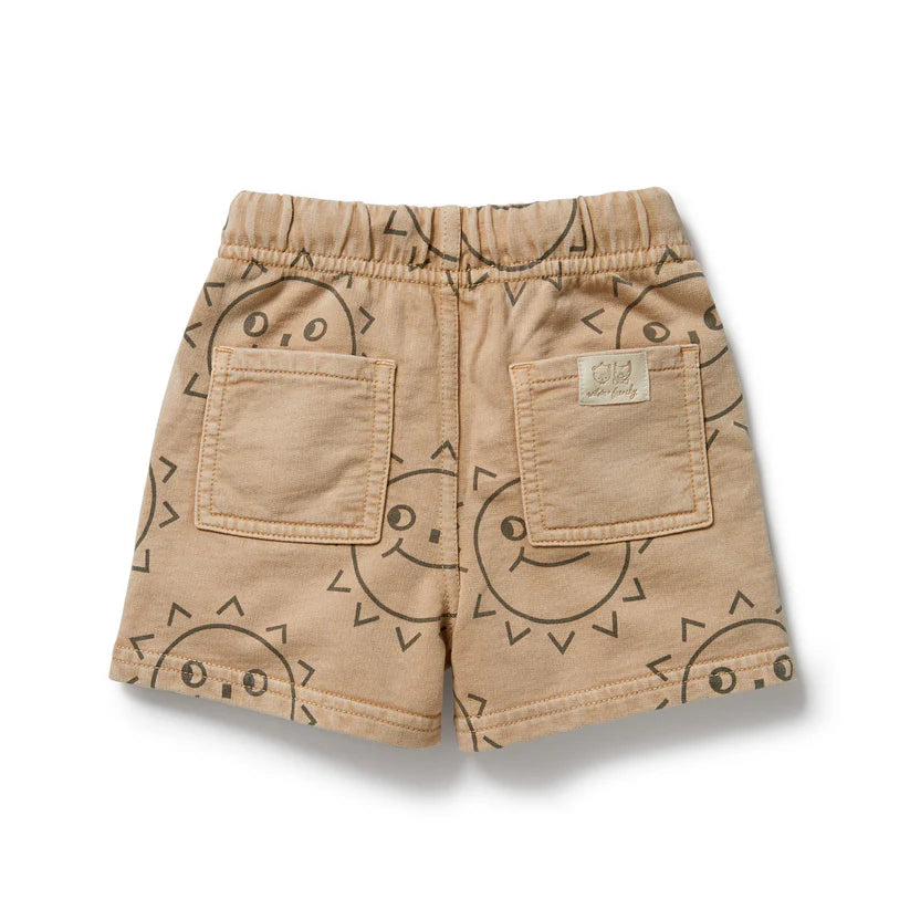 Wilson & Frenchy Organic Sweat Long Short - Happy Days