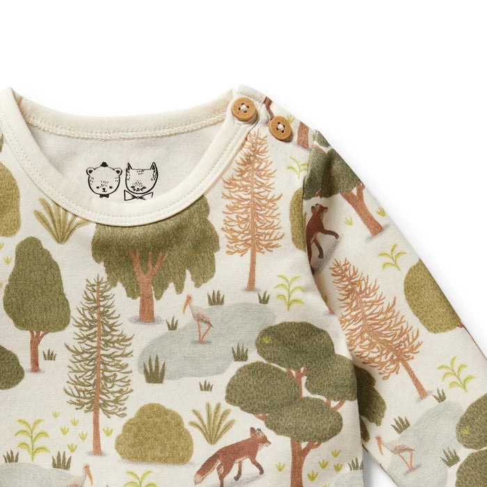 Wilson & Frenchy Little Trees Organic Bodysuit