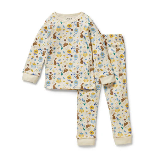 *Last Size* Wilson & Frenchy - Daisy Mae Organic Long Sleeved Pyjamas - 3yr