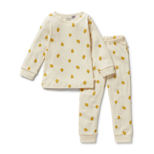 *Last Size* Wilson & Frenchy - Little Chick Organic Long Sleeved Pyjamas - size 6yr