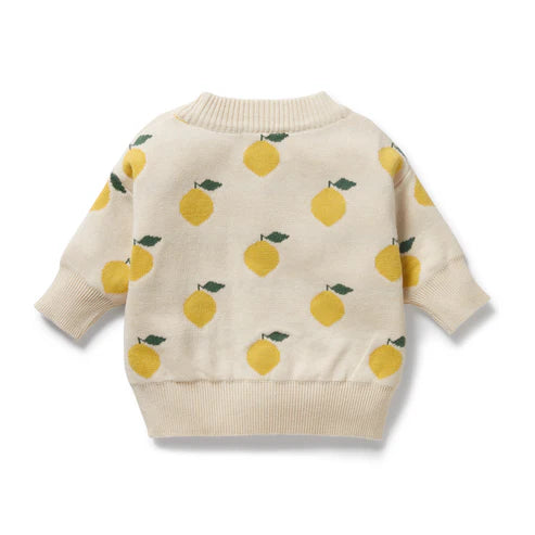 Wilson & Frenchy - Lemony Organic Knitted Jacquard Jumper